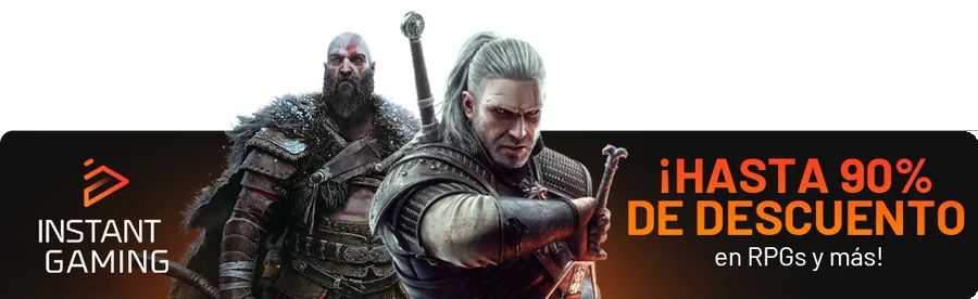 Instant Gaming: hasta 90% de descuento en RPGs