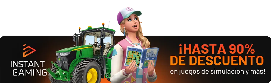 Instant Gaming: hasta 90% de descuento en simulación