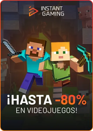 Instant Gaming: hasta -80% en videojuegos