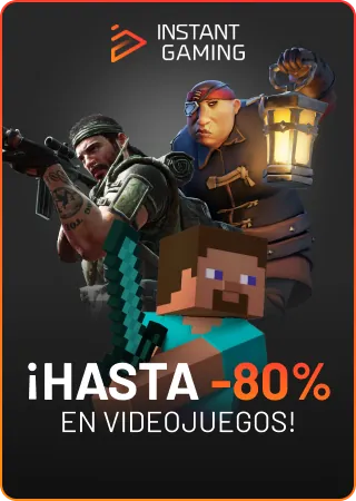 Instant Gaming: hasta -80% en videojuegos
